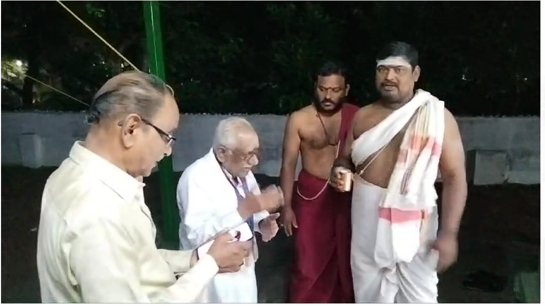  Inauguration of Senior Citizen Association building at 5.00 A.M. 